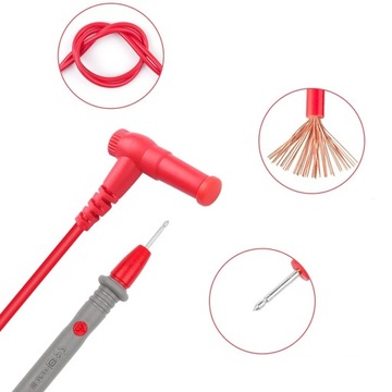 КАБЕЛИ ИЗМЕРИТЕЛЬНЫЕ ПРОВОДЫ ДЛЯ ИЗМЕРИТЕЛЯ МУЛЬТИМЕТРА + ЗАЖИМЫ «КРОКОДИЛЫ» 1000В 10А «БАНАН»