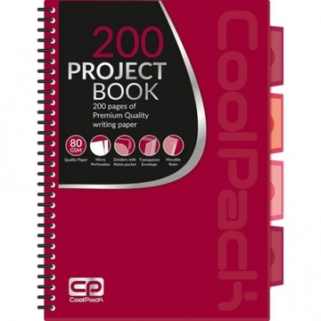 Coolpack - Project Book - Kołobrulion B5 Red