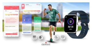 СМАРТ-ЧАСЫ GIEWONT GW230-4 BT ВЫЗОВ ТЕМПЕРАТУРЫ SMS