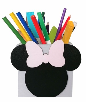 ORGANIZER PRZYBORNIK POJEMNIK NA KREDKI Z IMIENIEM