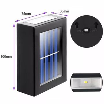 4X СОЛНЕЧНЫЕ САДОВЫЕ ЛАМПЫ СОЛНЕЧНАЯ НАСТЕННАЯ ЛАМПА