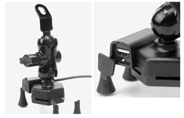 ДЕРЖАТЕЛЬ МОТОРА ДЛЯ ТЕЛЕФОНА GPS-ЗЕРКАЛО ЗАРЯДНОЕ УСТРОЙСТВО USB 2A