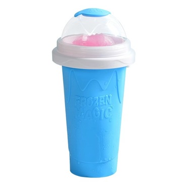 niebieski kubek do robienia lodów DIY Smoothie