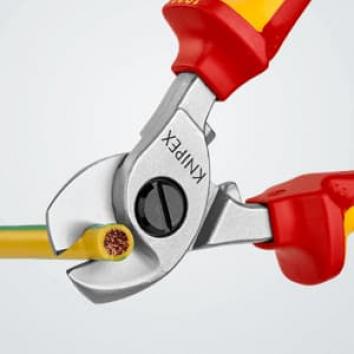Ножницы KNIPEX 95 16 165 для резки медно-алюминиевых кабелей