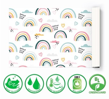 Защитный коврик для стола для пастельной девушки