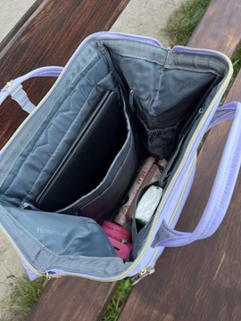 Женский школьный рюкзак Himawari 9001 USB, сиреневый