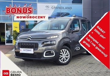 Citroen Berlingo III Osobowy M 1.2 PureTech 131KM 2020 Citroen Berlingo 1.2 130KM automat Feel Salon PL, serwisowany. 1.2 Benzyna, zdjęcie 1