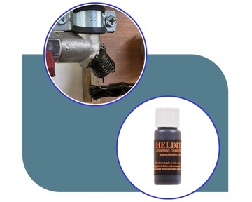 Клейкое уплотнение для резьбов соединительной гидравлической пасты, удерживающей 7 мл 7 мл.