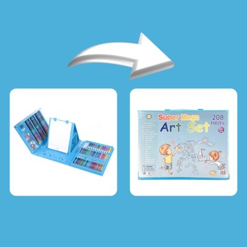 БОЛЬШОЙ ХУДОЖЕСТВЕННЫЙ НАБОР МАРКЕРОВ Colon Colon ДЛЯ ШКОЛЬНОГО ЧЕМОДАНА 208 EL