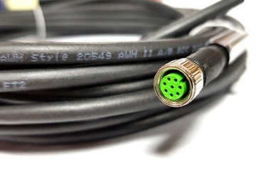 Przewód do czujnika M8 8pin 7.5m żeńskie przyłącze proste