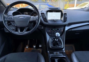 Ford Kuga II SUV Facelifting 2.0 TDCi 150KM 2017 Ford Kuga ST-lineZAREJESTROWANY navi SKORAALCANTARA gwarancjabezwypadkowa, zdjęcie 33