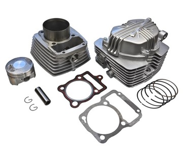 CYLINDER + GŁOWICA KPL. CG 250CCM (67mm) Eagle Hassan Shineray Romet Bashan