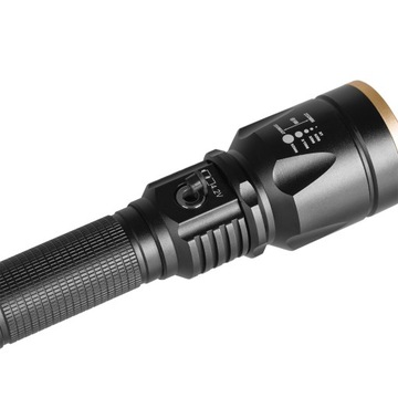 Светодиодный фонарик тактический аккумулятор Сильный алюминиевый Zoom USB IPX EDC Vayox