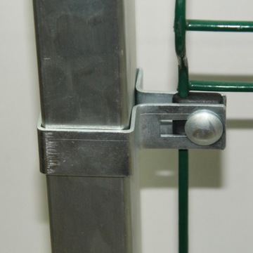 Зажим 40x40, оцинкованный конец, полная панель стойки
