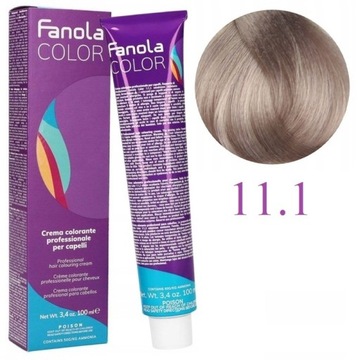 Fanola Crema Colorante Farba 100ml Nr 11.1