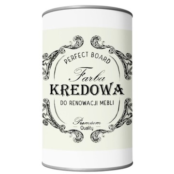БЕЛАЯ МЕЛОВАЯ КРАСКА для ремонта мебели, 1 л