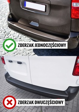 LIŠTA KUFRU NÁRAZNÍK ZADNÍ PEUGEOT EXPERT 16+