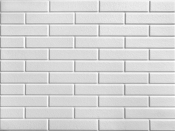 OKŁADZINA ŚCIENNA PŁYTKI PLASTIKOWE BIAŁA CEGŁA 02