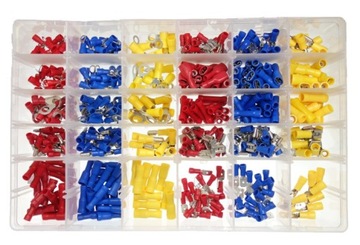 Zestaw 480szt. KONEKTORÓW IZOLOWANYCH do przewodów