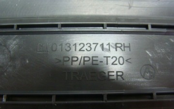 13123711, OPEL ASTRA H III Leiste Schutzleiste GUMOWA SLUPKA Dichtsatz rechts 13123711 neu | thumb 2