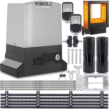 NAPĘD DO BRAM FORCE 2000KG PILOT LYSTWY LAMPA LED