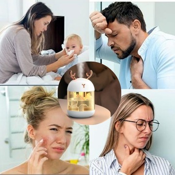 Портативный увлажнитель воздуха «Симпатичный троян» 2 в 1 7-