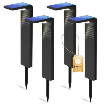 4x САДОВЫЙ СТОЛБ С СОЛНЕЧНЫМИ СВЕТОДИОДНЫМИ ЛАМПАМИ ДАТЧИК СУМЕРКИ SKYPER