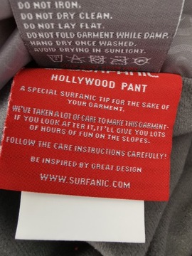 SURFANIC- Świetne Firmowe Spodnie Snowboardowe L