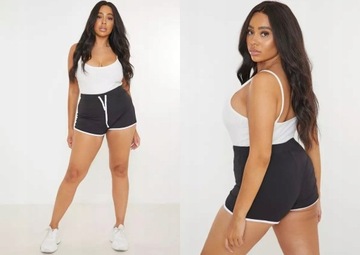 odu MISSGUIDED PLUS KLASYCZNE GŁADKIE SPODENKI XXL