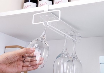 ВЕШАЛКА ДЛЯ СТЕКЛА ДЛЯ ВИНА, БЕЛАЯ