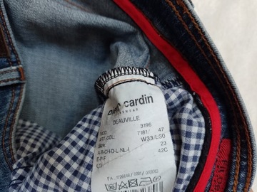 Spodnie jeans męskie Pierre Cardin Deauville 33/30 granatowe