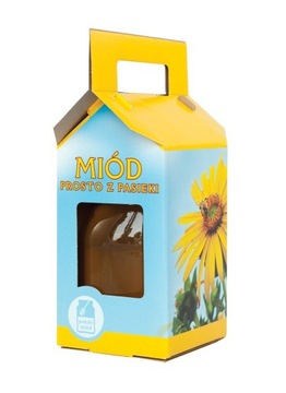 Pudełko Ozdobne na 1 słoik miodu 900ml (10szt) - P1D