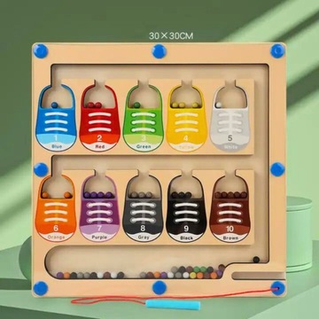 МАГНИТНАЯ ДОСКА МОЗАИКА ОБРАЗОВАТЕЛЬНАЯ ДЕРЕВЯННАЯ ПАЗЛ МОЗАИКА МОНТЕССОРИ