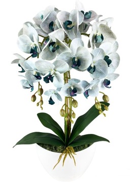 STORCZYK SZTUCZNY TURKUSOWY 3 p ORCHIDEA JAK ŻYWY
