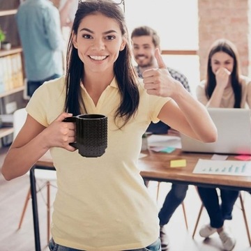 БОЛЬШАЯ КИРПИЧНАЯ КРУЖКА 350МЛ + НАБОР ДЕТСКИХ КЛУБКОВ для холода и тепла