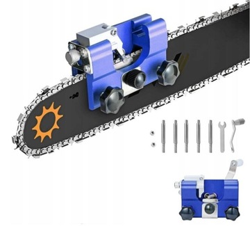 ТОЧИЛКА ЦЕПНОЙ ПИЛЫ, 5 ГОЛОВОК В КОМПЛЕКТЕ