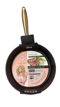 MG Home Rose Gold Patelnia 24cm indukcja Non-stick Nieprzywierająca