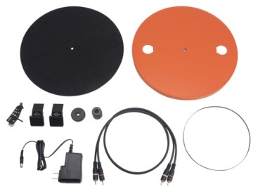 Проигрыватель Bluetooth JBL SPINNER BT - черно-оранжевый