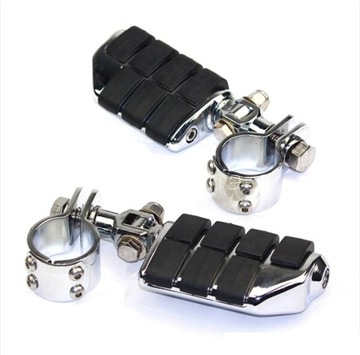 СУМКИ ДЛЯ ПРОГУЛКИ, ХРОМИРОВАННЫЕ ПОДНОЖКИ HARLEY CHOPER ДЛЯ защитных дуг