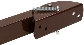 ДВЕРНАЯ ОПОРА 20 СМ КОРИЧНЕВАЯ ПРЯМОУГОЛЬНАЯ НОЖКА