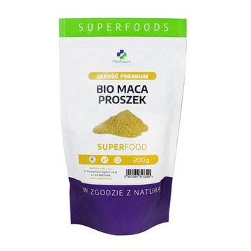Maca proszek BIO 200g Żeń-szeń peruwiański