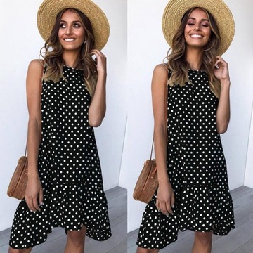 МОДНАЯ ТУНИКА С ГОРШКАМИ ЛЕТНЕЕ ПЛАТЬЕ, РАЛЛИ L