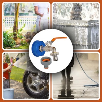 КРАН ШАРОВОЙ КРАН 1/2 ДЮЙМА IBC MAUZER БОЧНАЯ ПРОБКА КРАН ДЛЯ БАКА