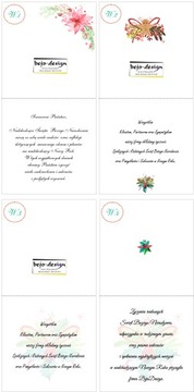 FIRMOWE BIZNESOWE KARTKI ŚWIĄTECZNE Boże Narodzenie KWADRATOWE + LOGO + KOP