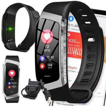 SMARTBAND SMARTWATCH ZEGAREK SPORTOWY FIT AMOLED OPASKA SPORTOWA PULS SPORT