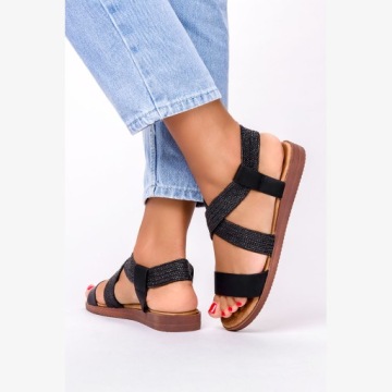 СОВРЕМЕННЫЕ ЖЕНСКИЕ ПЛОСКИЕ САНДАЛИИ С ЭКВИПМЕНТОМ r 37