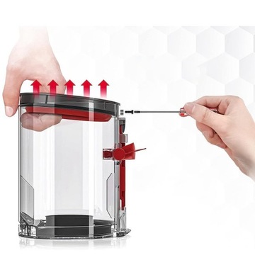 УПЛОТНИТЕЛЬНОЕ КОЛЬЦО КОНТЕЙНЕРА ДЛЯ ПЫЛЕЗА ДЛЯ DYSON V10/V11 С ОТВЕРТКОЙ