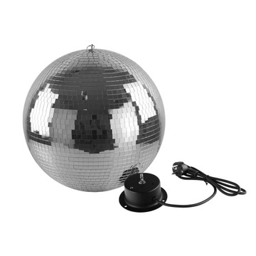 Декоративный зеркальный шар для дискотеки диаметром 30 см с приводом Firefog.