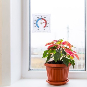 Самоклеящийся аналоговый традиционный наружный оконный термометр