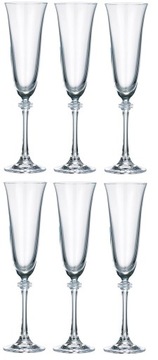 BOHEMIA Komplet 6 kieliszków do szampana 190 ml